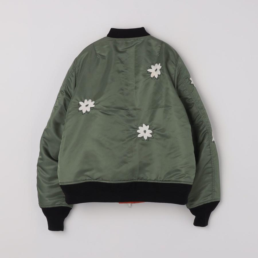 NOMARHYTHM TEXTILE: FLOWER EMBROIDERY FLIGHT JACKEの画像
