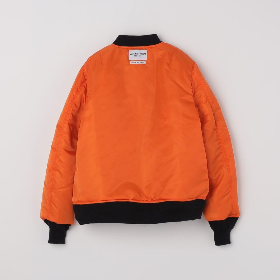 NOMARHYTHM TEXTILE: FLOWER EMBROIDERY FLIGHT JACKEの画像