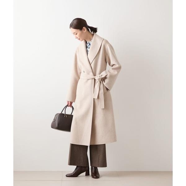 NEWYORKER（ニューヨーカー） ウールナイロンリバー ショールカラー