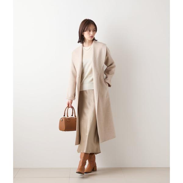 NEWYORKER（ニューヨーカー） ウールナイロンリバー ショールカラー