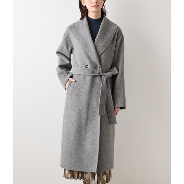 NEWYORKER（ニューヨーカー） ウールナイロンリバー ショールカラー