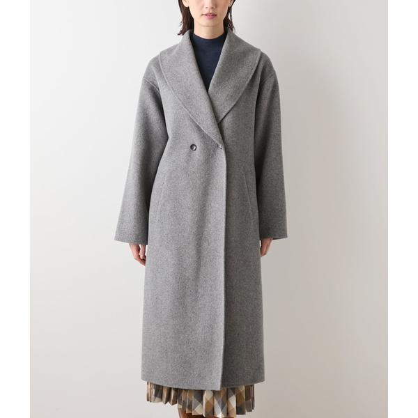 NEWYORKER（ニューヨーカー） ウールナイロンリバー ショールカラー