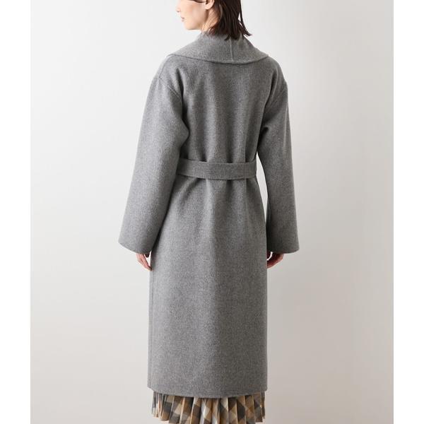 NEWYORKER（ニューヨーカー） ウールナイロンリバー ショールカラー