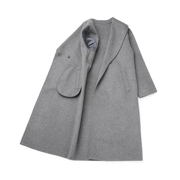 NEWYORKER（ニューヨーカー） ウールナイロンリバー ショールカラー