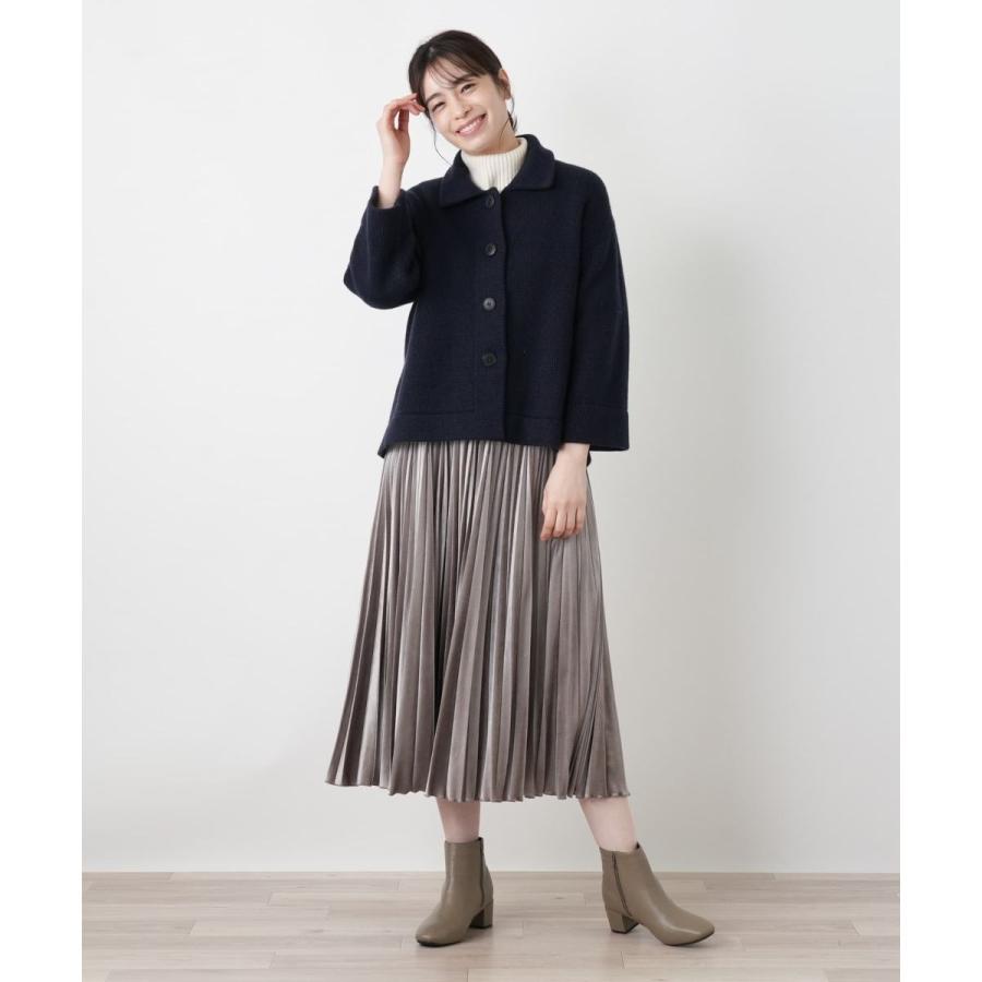 カシミヤニットカーディガン【BARNA】の画像