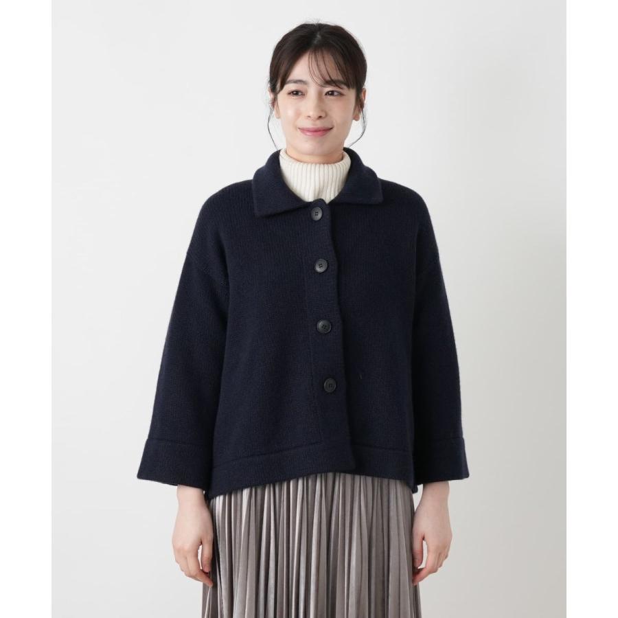 カシミヤニットカーディガン【BARNA】の画像