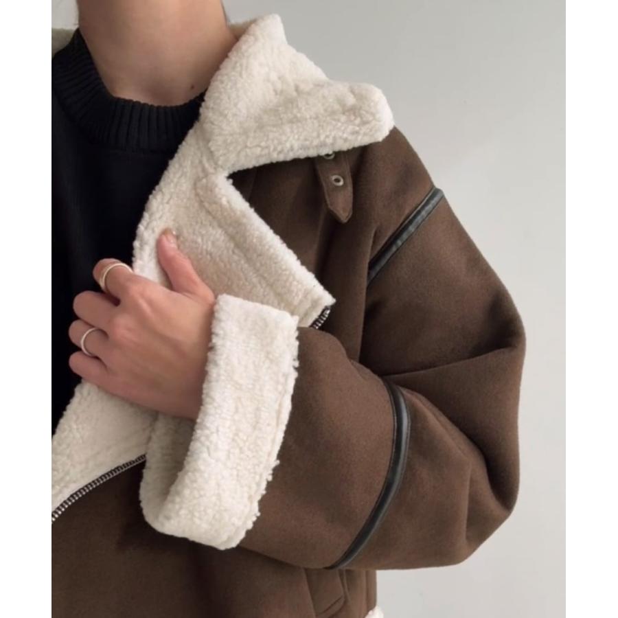 JUNOAH（ジュノア） ボアフェイクムートン : マルイ(丸井)Yahoo!店