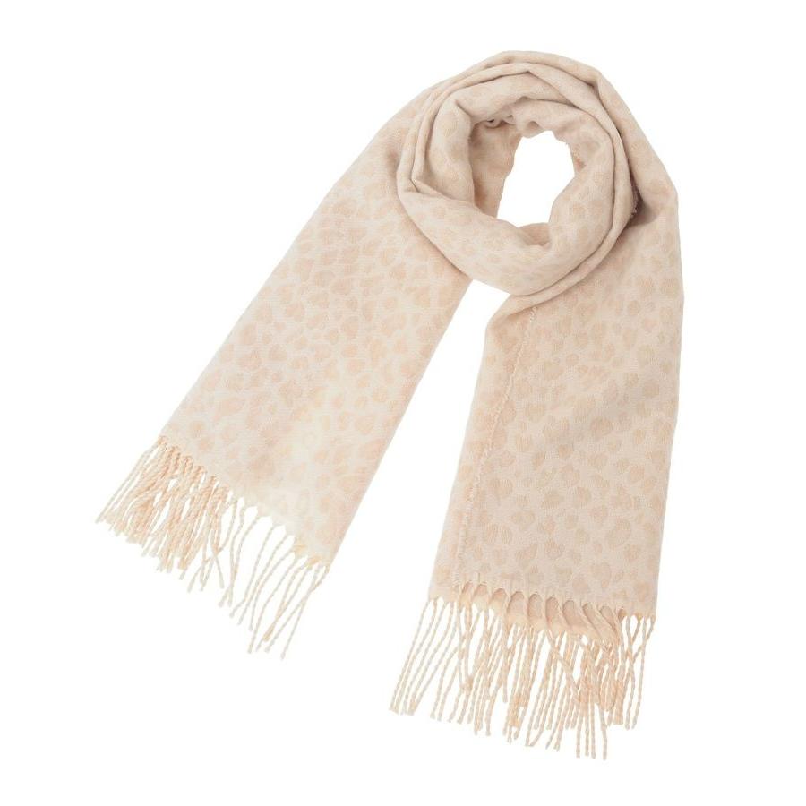 Green Parks（グリーンパークス） レオパードジャガードストール