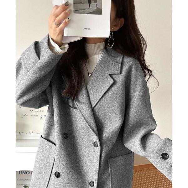 2025AW新作】トレンドを先取り♪こなれ感UP、ダブルボタンジャケット