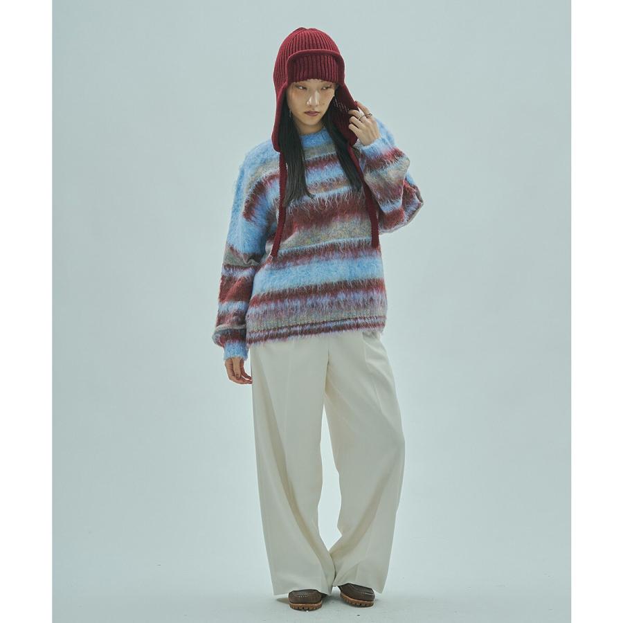 ROSE BUD（ローズバッド） STRIPE KNIT TOP : マルイ(丸井)Yahoo!店