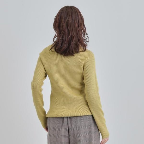 絶妙なゆるピタ洗濯機可】ちくちくしにくい リブハイネックやわらか