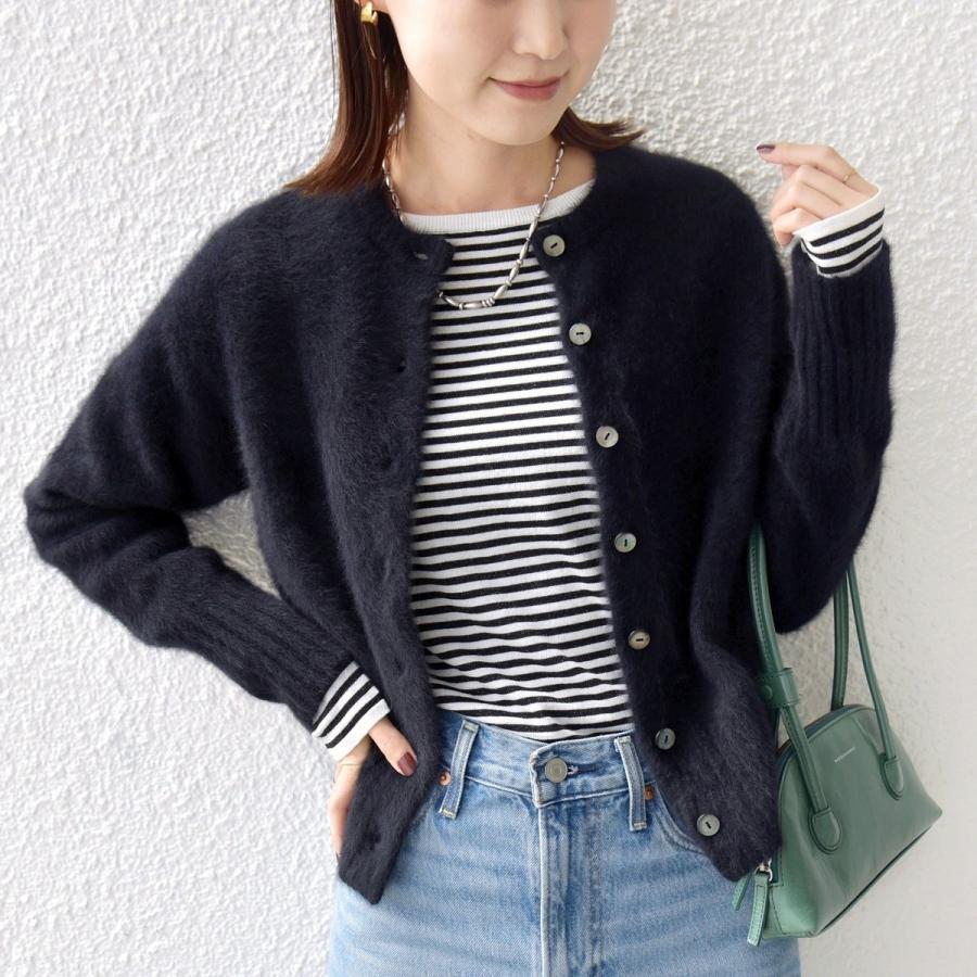 SHIPS（シップス） 〈洗濯機可能〉ラメ クルーネック 長袖 ニット