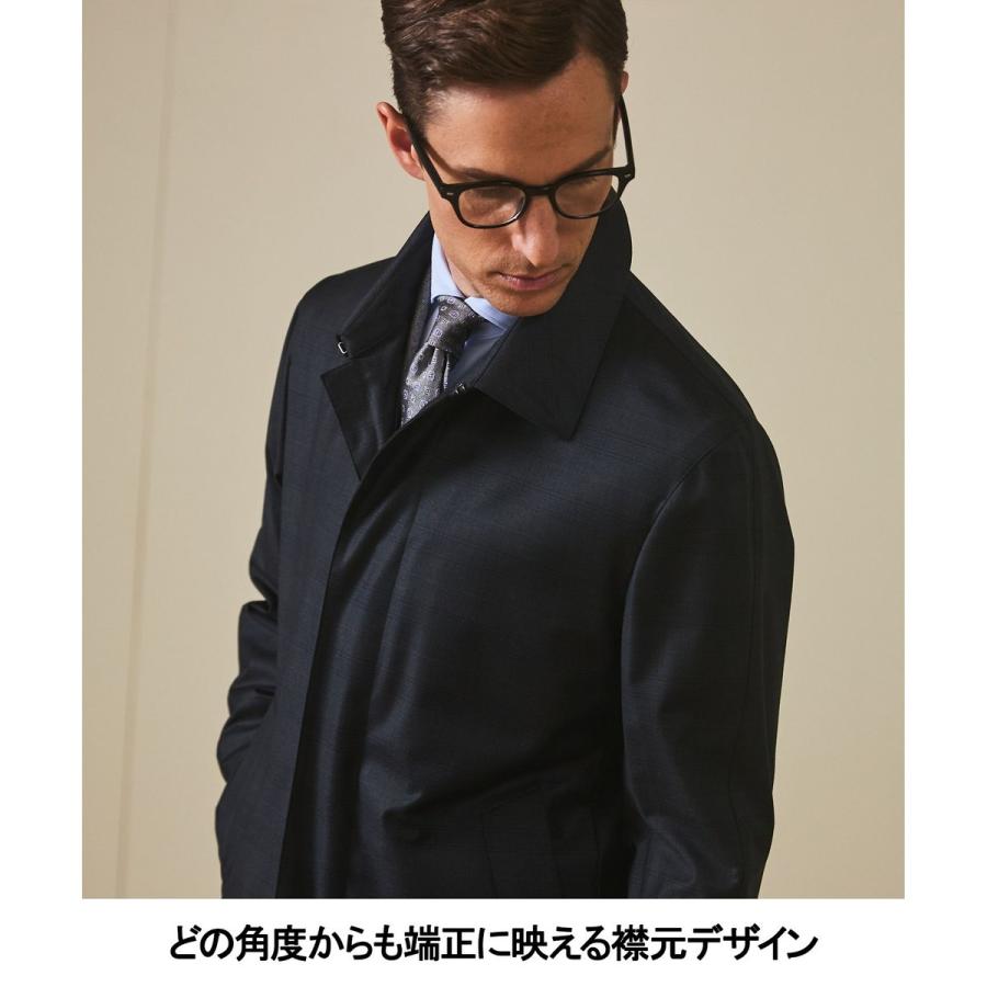 【Zegna/ゼニア】TROFEOラミネートロング ステンカラーコートの画像