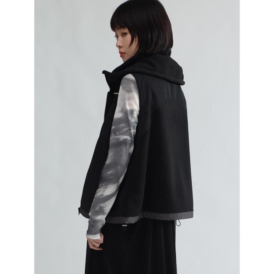 ラシュッド（LASUD）/異素材ドッキングフリースベスト LASUD（ラシュッド） 異素材ドッキングフリースベスト : マルイ(丸井