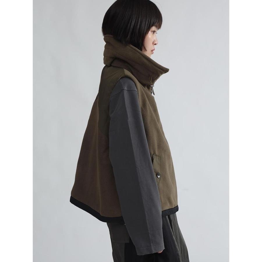 LASUD（ラシュッド） 異素材ドッキングフリースベスト : マルイ(丸井
