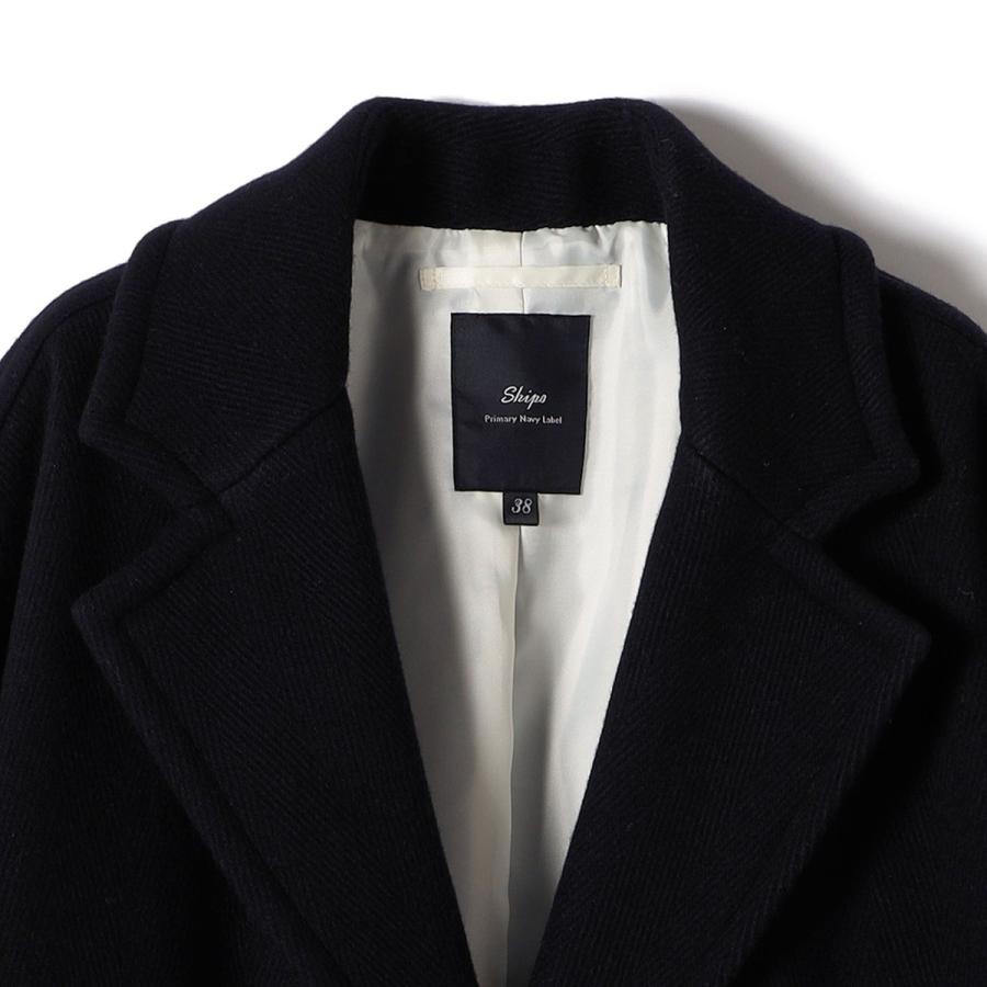 SHIPS（シップス） SHIPS Primary Navy Label:ヘリンボーン ウール