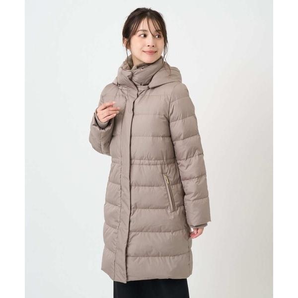 小さいサイズ】ベーシックタフタ ロングダウンコート/撥水加工