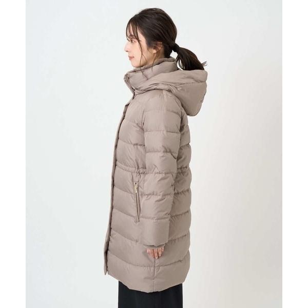 小さいサイズ】ベーシックタフタ ロングダウンコート/撥水加工
