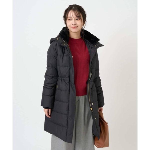 小さいサイズ】ベーシックタフタ ロングダウンコート/撥水加工