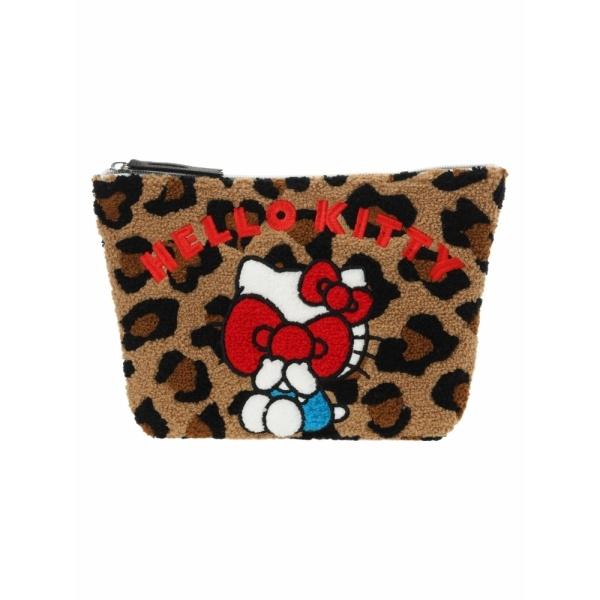 LUDIC PARK（ルディックパーク） ハローキティヒョウ柄リボンポーチ
