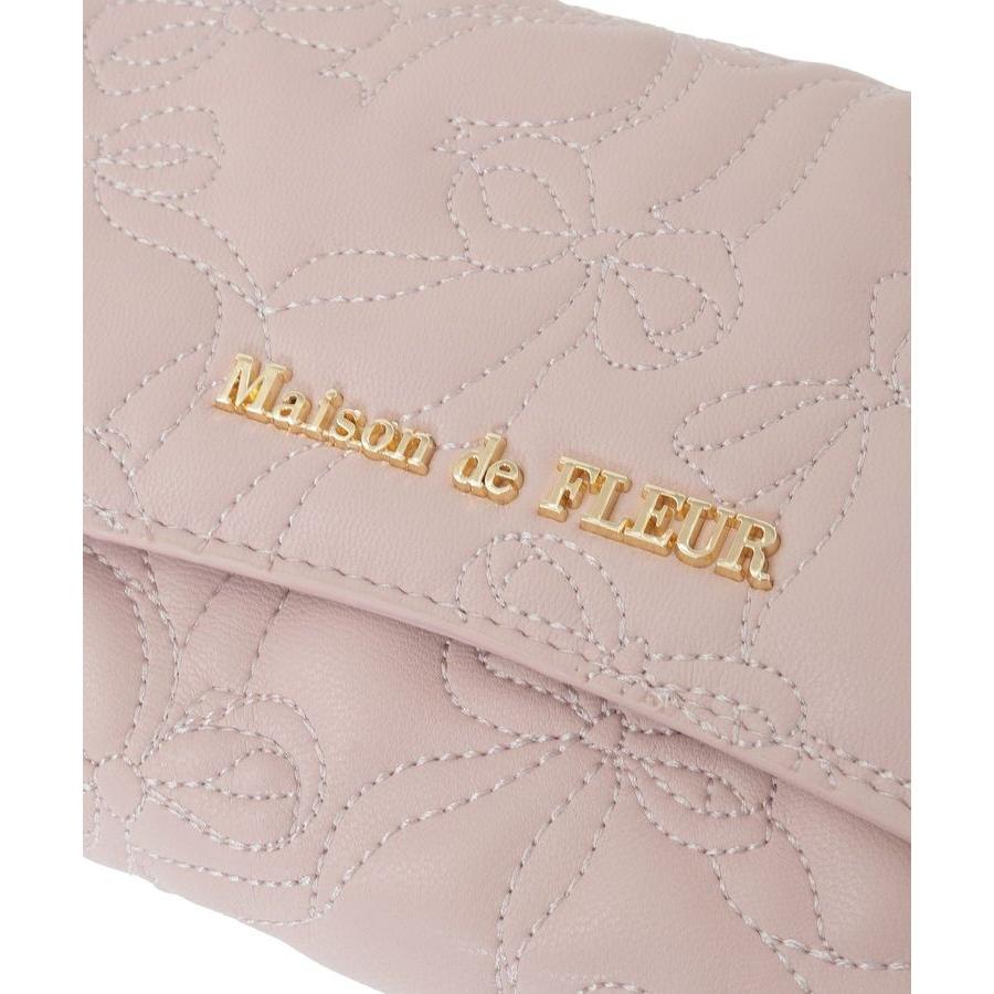 Maison de FLEUR（メゾンドフルール） リボンキルティングロング