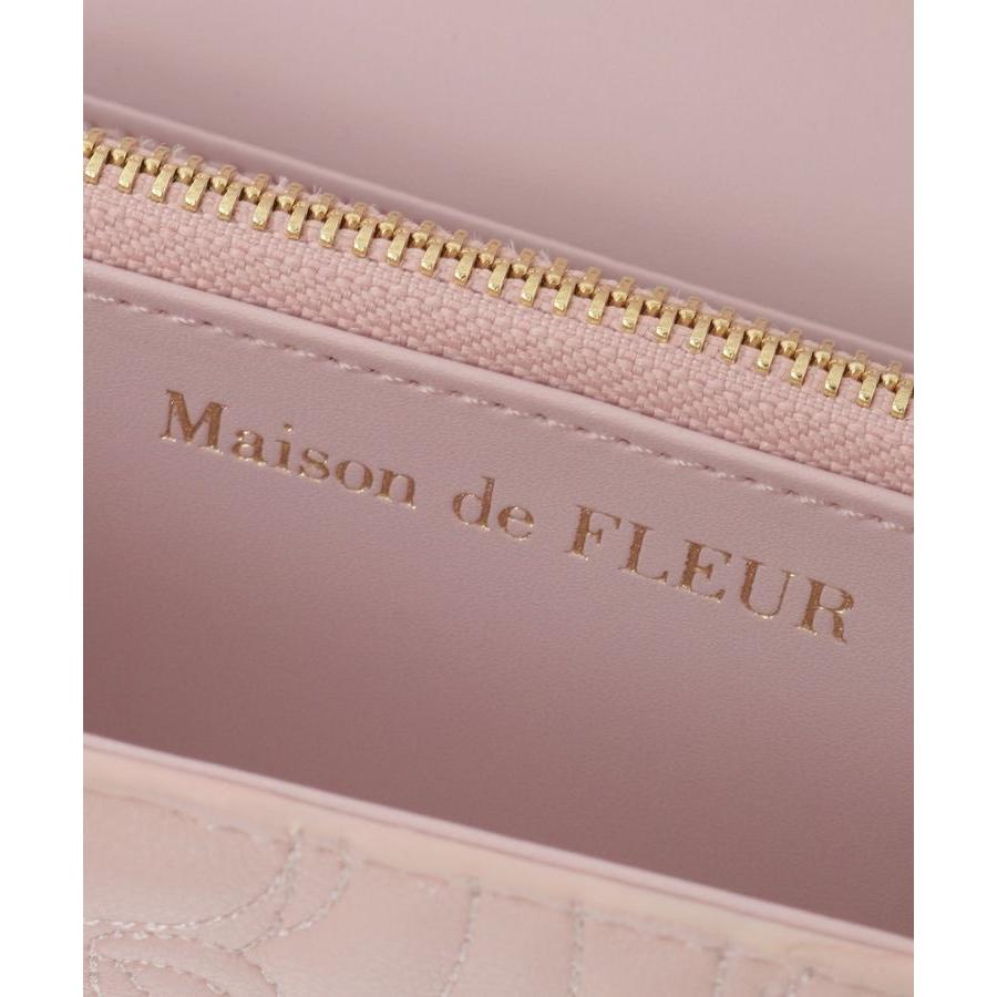 Maison de FLEUR 長財布 リボンキルティングロングウォレット/Maison de FLEUR（メゾン ド