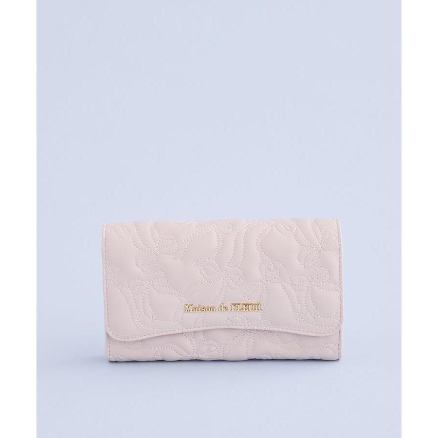 Maison de FLEUR（メゾンドフルール） リボンキルティングロング