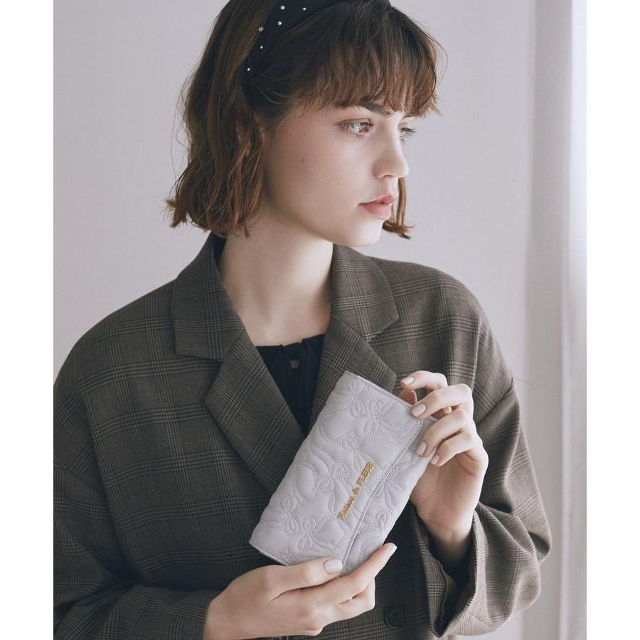 Maison de FLEUR（メゾンドフルール） リボンキルティングロング