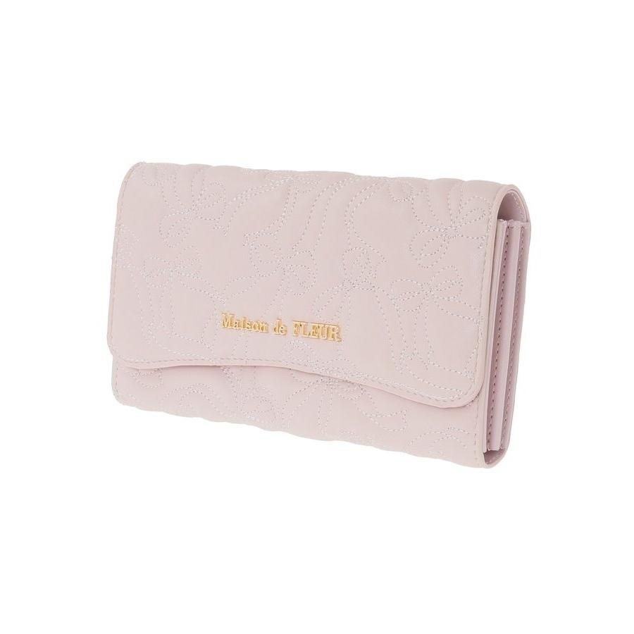 Maison de FLEUR（メゾンドフルール） リボンキルティングロング