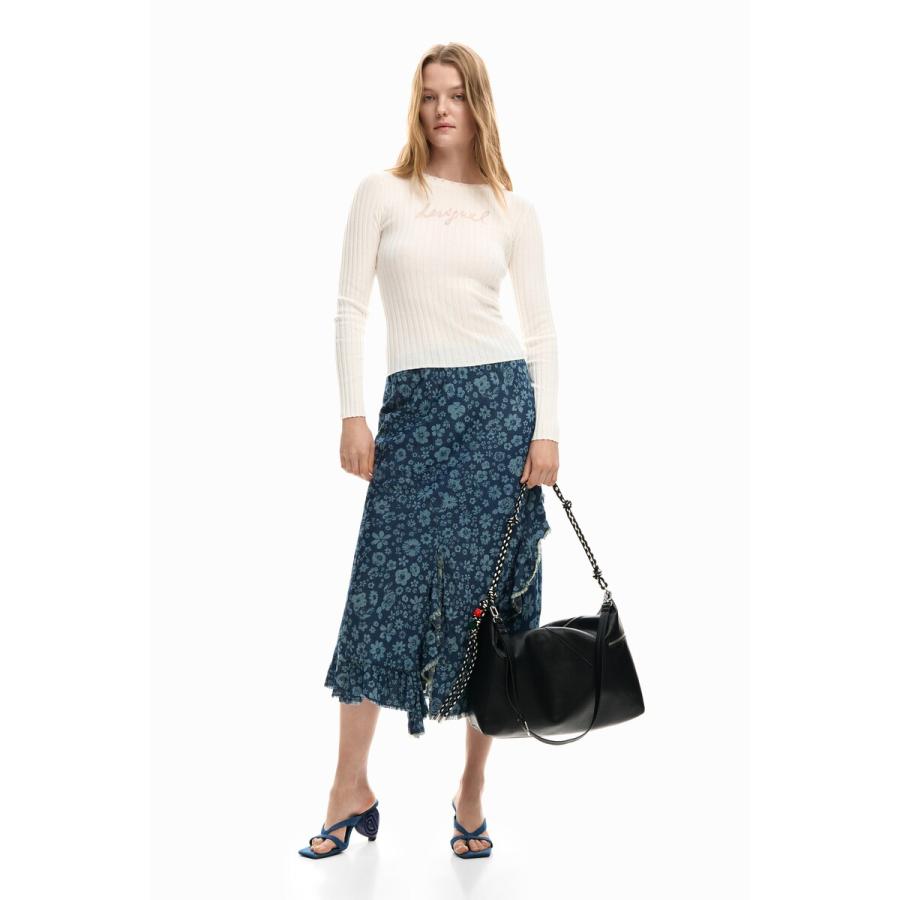 Desigual（デシグアル） ロゴチャーム付き大型ショルダーバッグ 2026SS