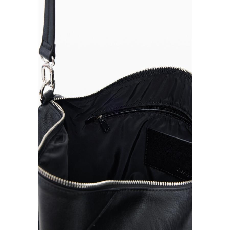 Desigual（デシグアル） ロゴチャーム付き大型ショルダーバッグ 2026SS
