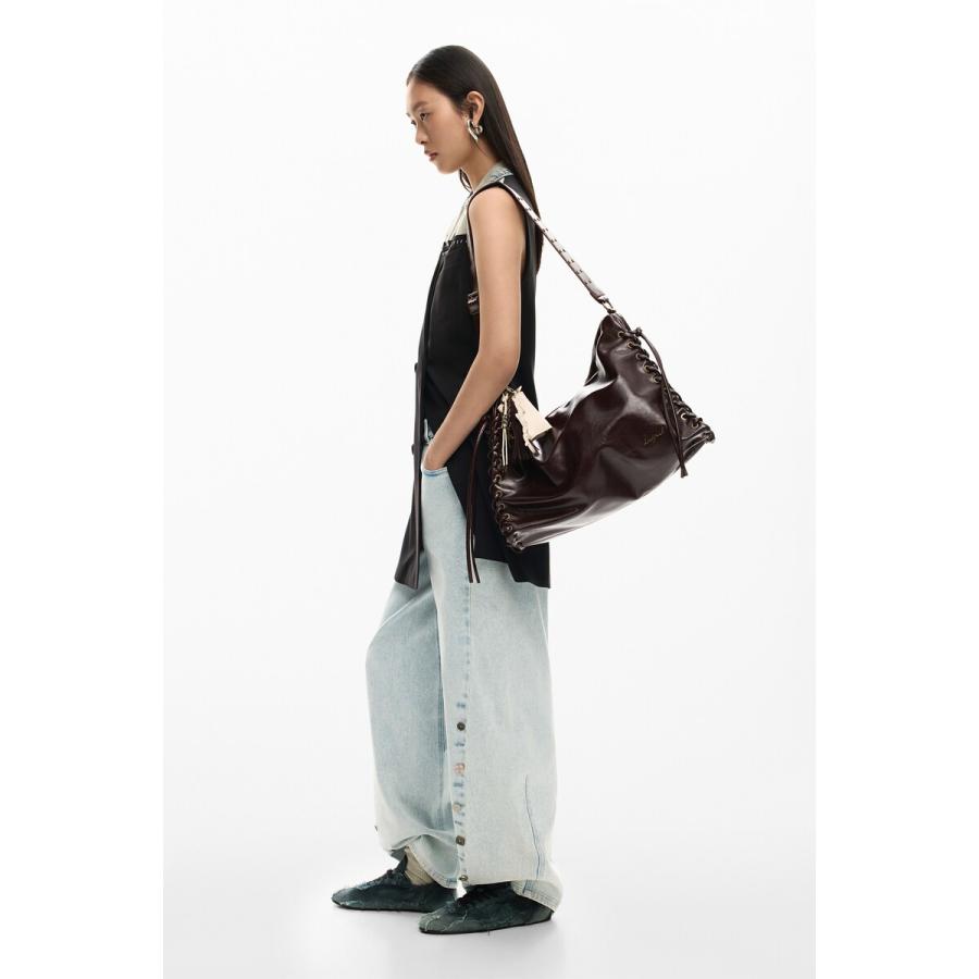 Desigual（デシグアル） 【A4収納可】チャーム付きレースアップ