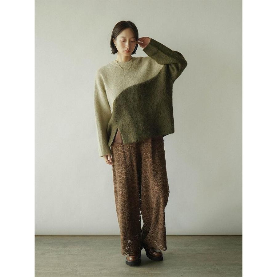 RADIATE（ラディエイト） アシメバイカラーソフトニット : マルイ(丸井