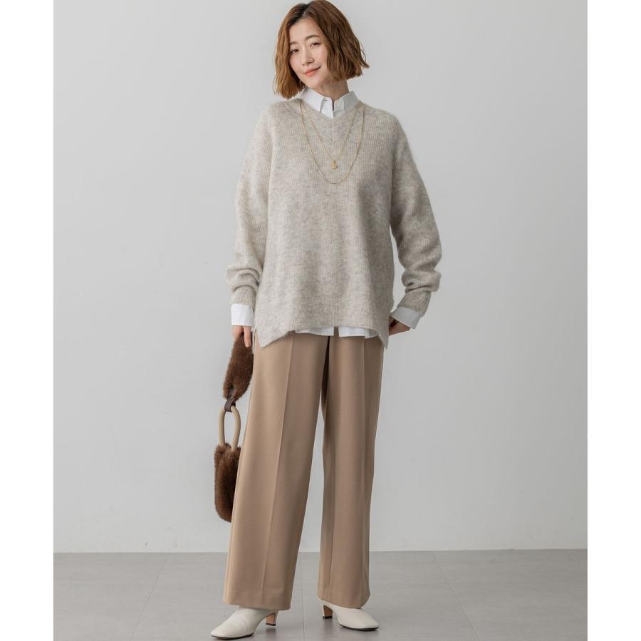 期間限定値下げ23区S 今季モヘヤニット　新品未使用 モヘヤミックススパングル Vネック ニット / 23区 | ファッション通販