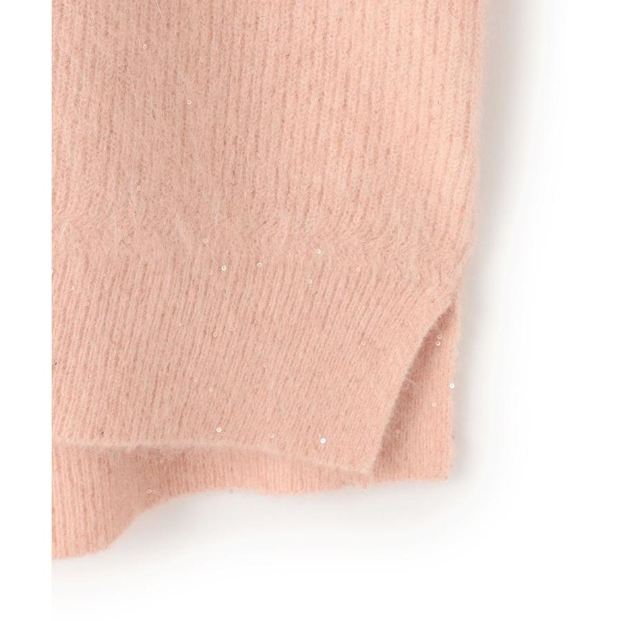 23区（ニジュウサンク） モヘヤミックススパングル Vネック ニット