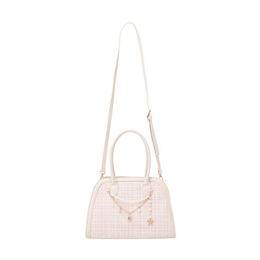 メゾン ド フルール（Maison de FLEUR）/チャーム付きツイード2Wayバッグ Maison de FLEUR（メゾンドフルール） チャーム付きツイード2Wayバッグ