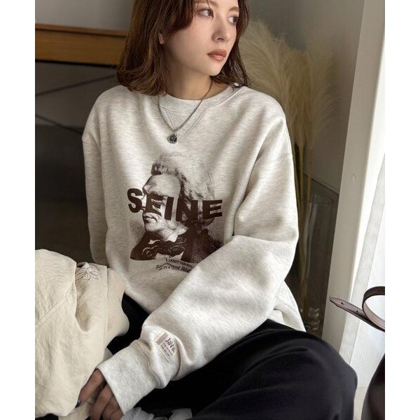 完売 新品 FUDE ART TOP 白 アートスウェット Ameri（アメリ）の「FUDE ART TOP（スウェット）」 - WEAR