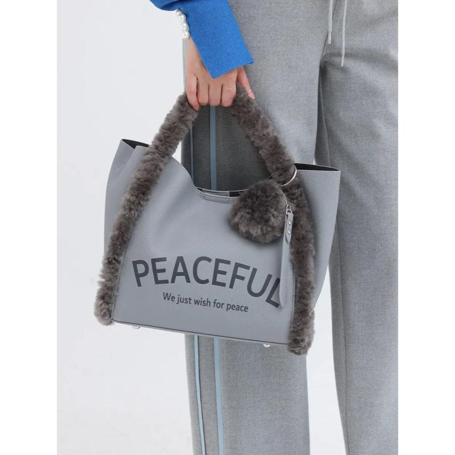 ヌエール（nouer）/PEACEFULミニトートバッグ nouer（ヌエール） PEACEFULミニトートバッグ : マルイ(丸井)Yahoo!店