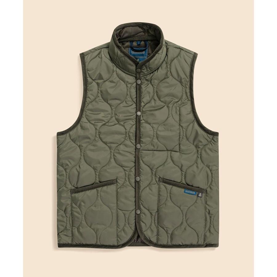 専用⭐︎美品⭐︎LAVENHAM キルティングベスト オリーブ 10 Brooks Brothers×LAVENHAM ミックフィールド キルティングベスト Made