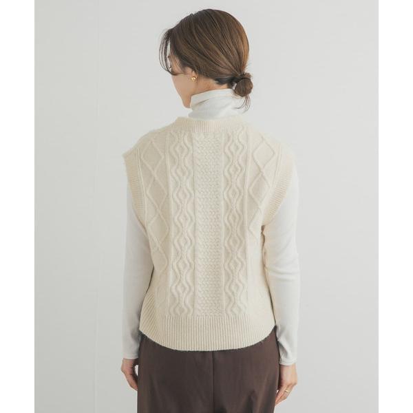 URBAN RESEARCH DOORS（アーバンリサーチドアーズ） ケーブル柄ニット