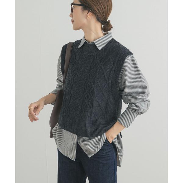 URBAN RESEARCH DOORS（アーバンリサーチドアーズ） ケーブル柄ニット
