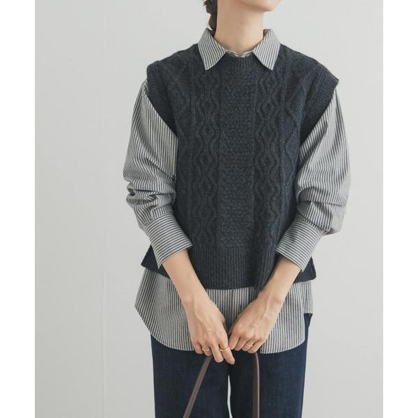 URBAN RESEARCH DOORS（アーバンリサーチドアーズ） ケーブル柄ニット