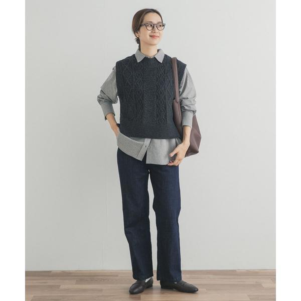 URBAN RESEARCH DOORS（アーバンリサーチドアーズ） ケーブル柄ニット