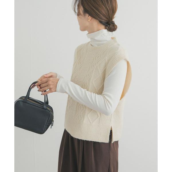 URBAN RESEARCH DOORS（アーバンリサーチドアーズ） ケーブル柄ニット