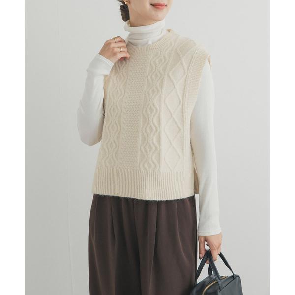 URBAN RESEARCH DOORS（アーバンリサーチドアーズ） ケーブル柄ニット