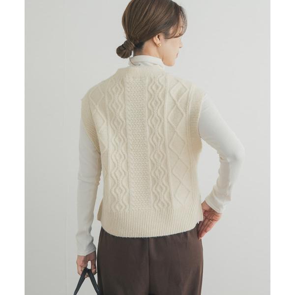 URBAN RESEARCH DOORS（アーバンリサーチドアーズ） ケーブル柄ニット