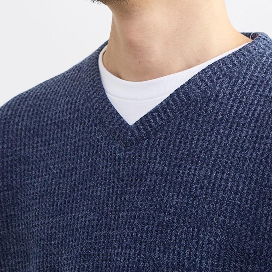 MEN'S MELROSE 【MASTER FRAME/マスターフレーム】裏起毛ワッフル