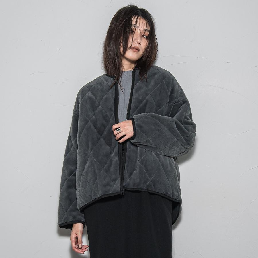 MAYSON GREY（メイソングレイ） キルティング×フェイクファー 