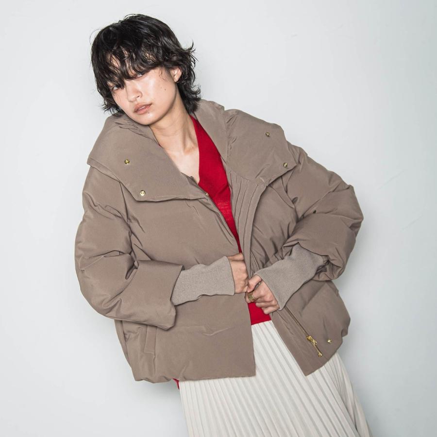 MAYSON GREY（メイソングレイ） 袖口リブシームレスダウンジャケット