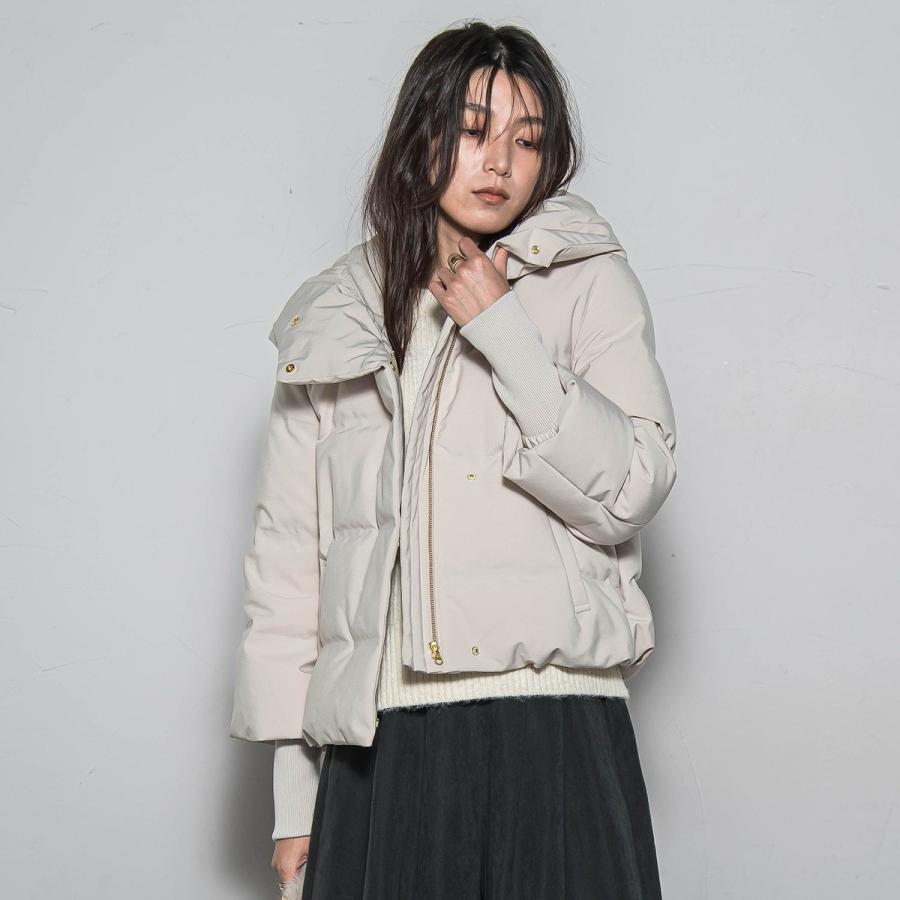 メイソングレイ（MAYSON GREY）/袖口リブシームレスダウンジャケット MAYSON GREY（メイソングレイ） 袖口リブシームレスダウンジャケット